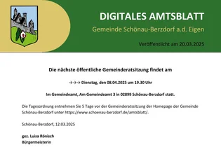 Layout digitales Amtsblatt